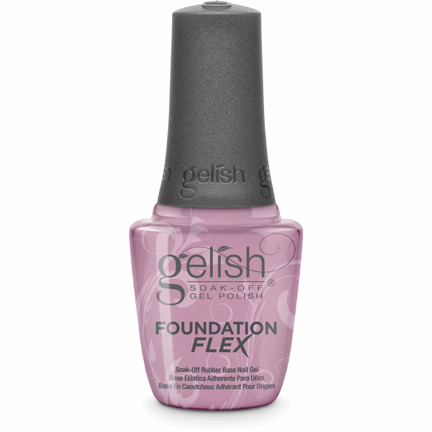 Gelish Foundation Flex Soak-Off Rubber Base Nail Gel - Light Pink, 0.5 fl oz.