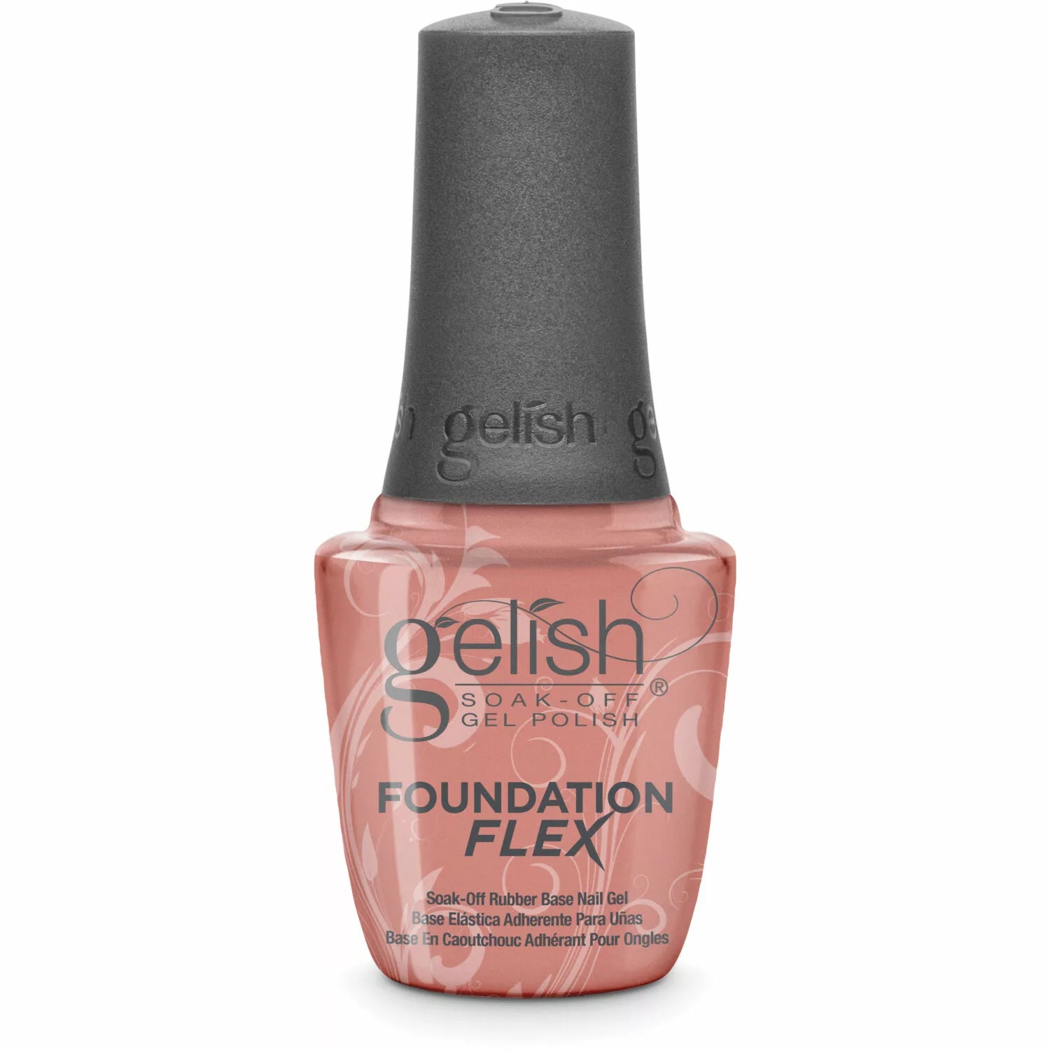 Gelish Foundation Flex Soak-Off Rubber Base Nail Gel - COVER BEIGE, 0.5 fl oz.