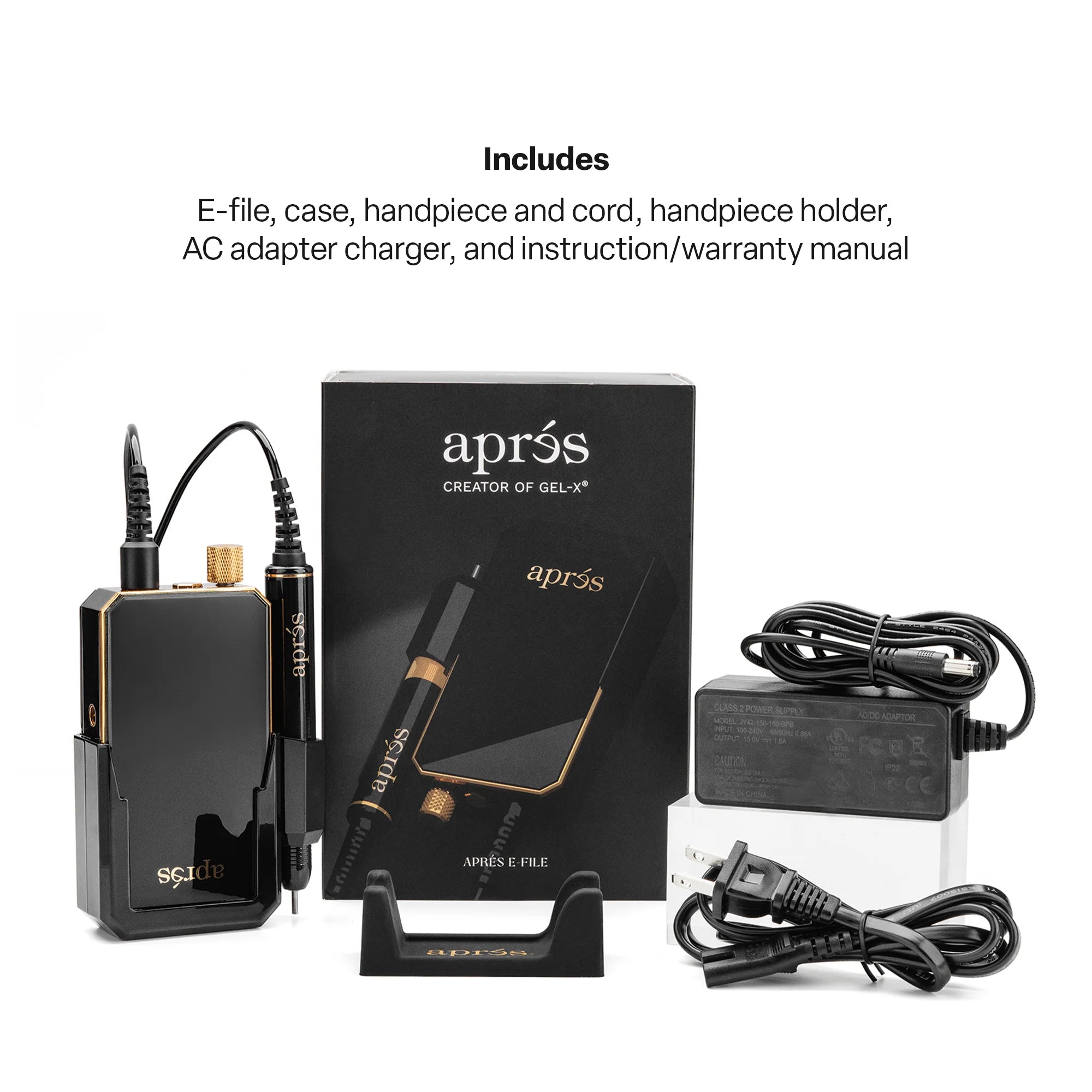 Aprés Nail E-File - Black