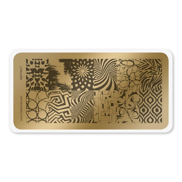Color Club Nail Art Stamping Plate - Abstract