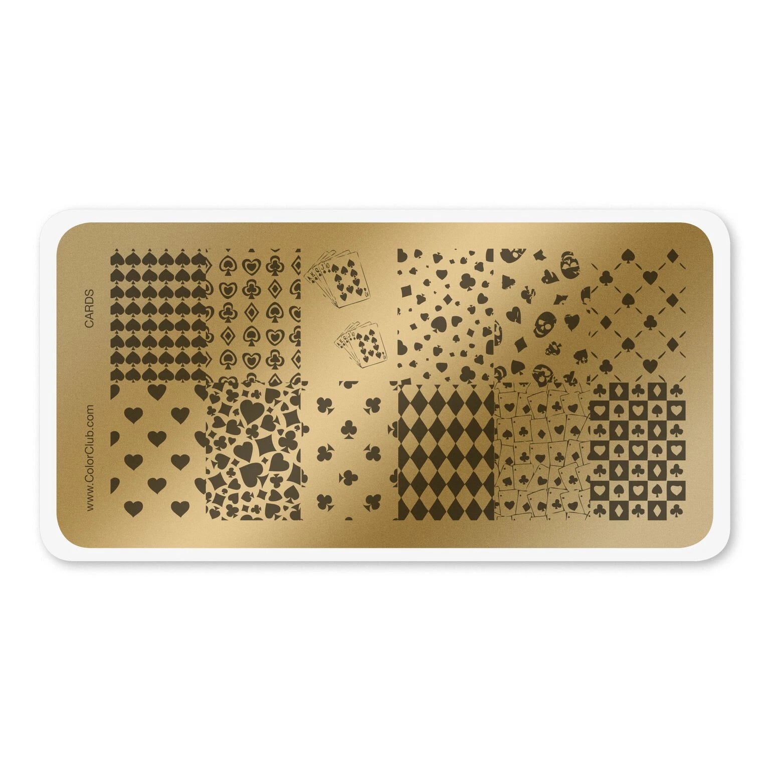 Color Club Nail Art Stamping Plate - Cards