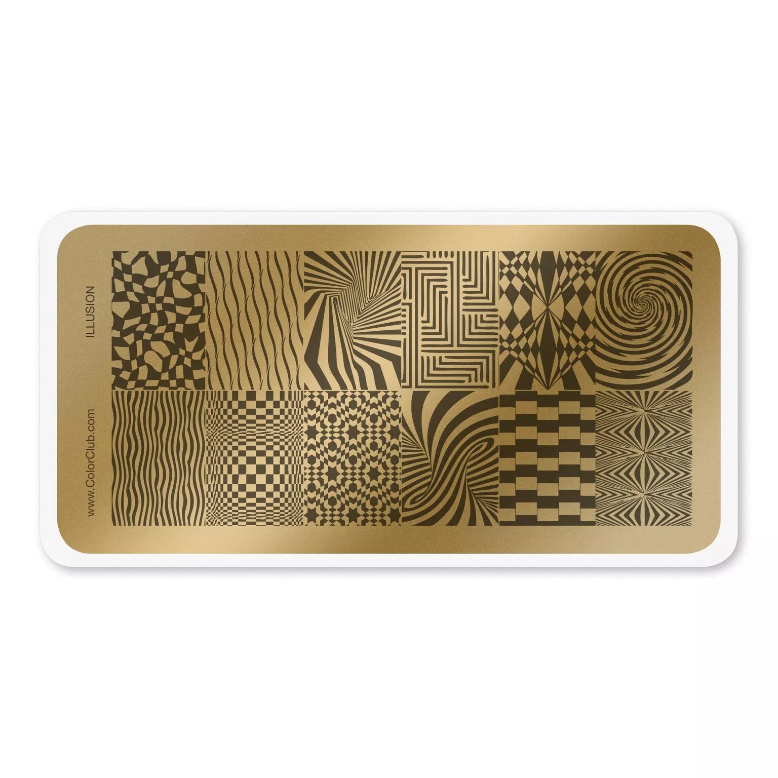 Color Club Nail Art Stamping Plate - Illusion