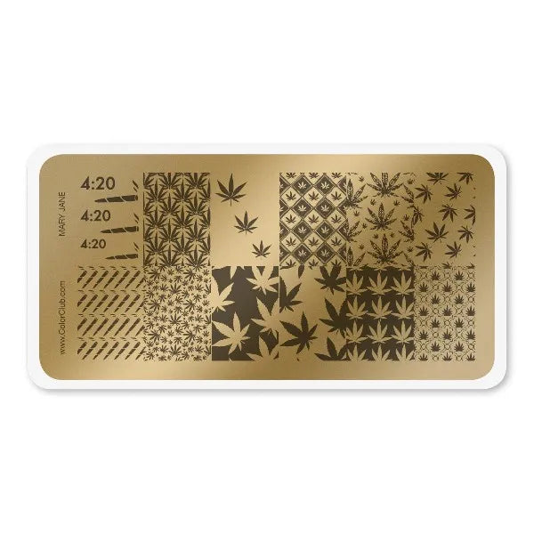 Color Club Nail Art Stamping Plate - Mary Jane