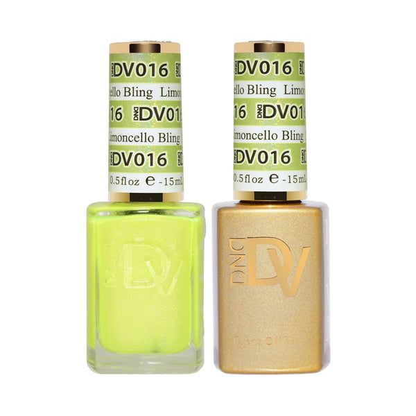 DND Diva Matching Polish Set Gel & Lacquer - #16 Limoncello Bling