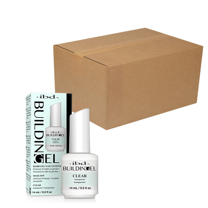 IBD Building Gel Hard Gel Nail Extension Clear 0.5 oz (BULK DISCOUNT)