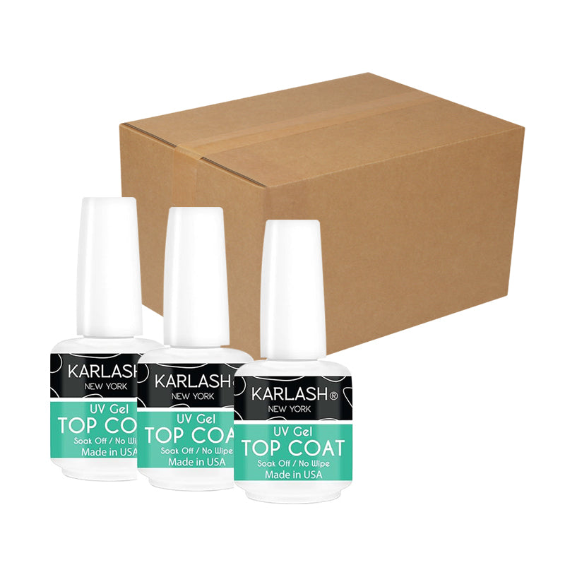 Karlash No Wipe Gel Top Coat Soak Off UV Gel (BULK DISCOUNT)
