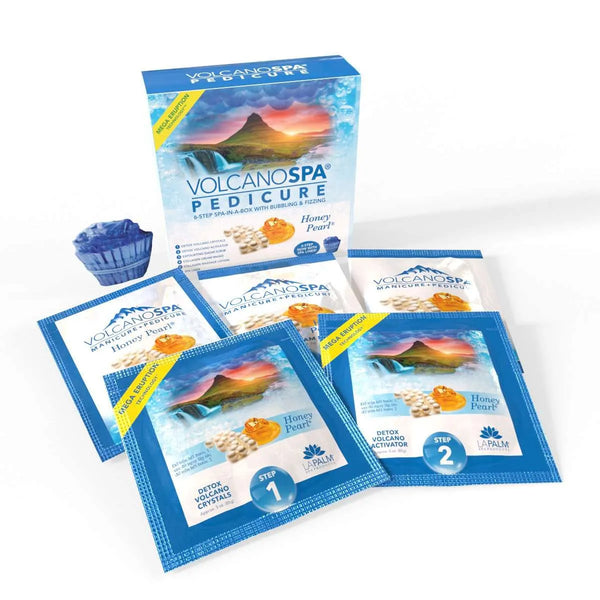 La Palm Volcano Spa Pedicure 6 Step Kit - Honey Pearl – Karlash