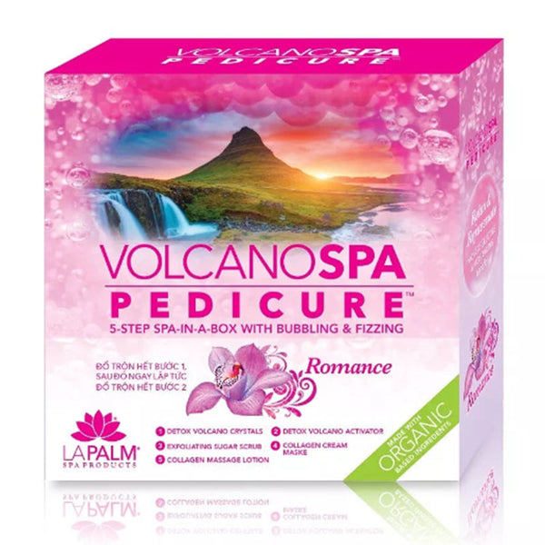 La Palm Volcano Spa Pedicure 6 Step Kit - Romance – Karlash