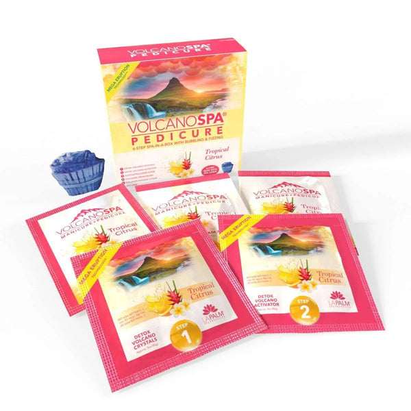 La Palm Volcano Spa Pedicure 6 Step Kit - Tropical Citrus – Karlash