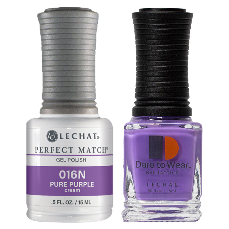 LeChat Perfect Match Soak Off Gel Polish PMS016N Pure Purple