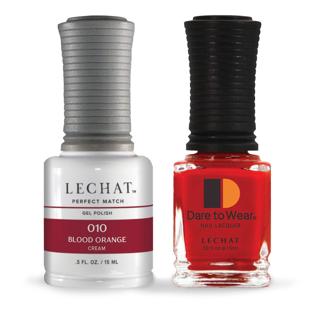 LeChat Perfect Match Soak Off Gel Polish PMS10 Blood Orange