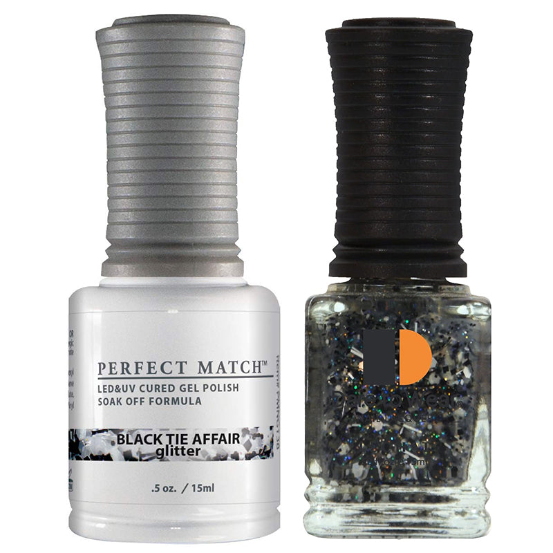 LeChat Perfect Match Soak Off Gel Polish PMS138 Black Tie Affair