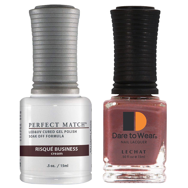LeChat Perfect Match Soak Off Gel Polish PMS184 Risque Business