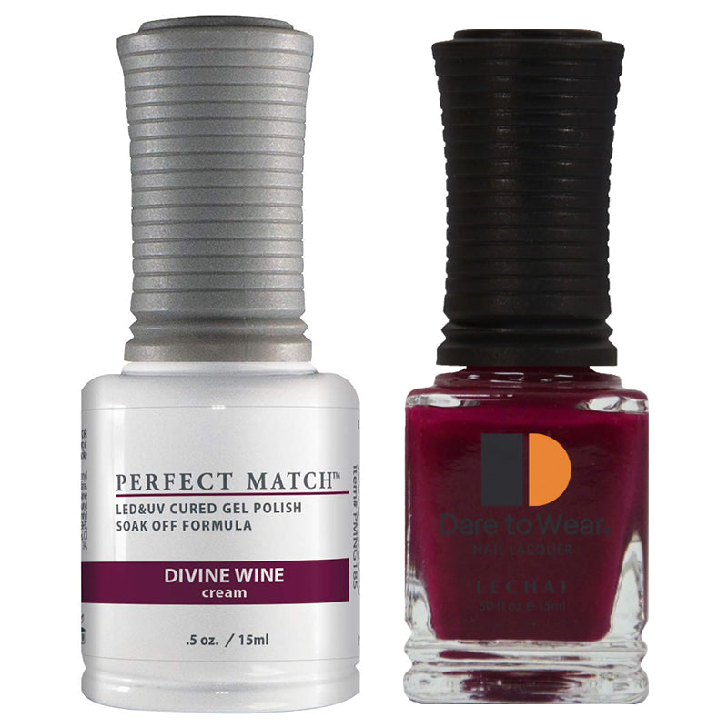 LeChat Perfect Match Soak Off Gel Polish PMS185 Divine Wine