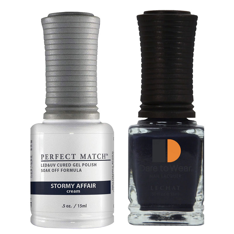 LeChat Perfect Match Soak Off Gel Polish PMS186 Stormy Affair