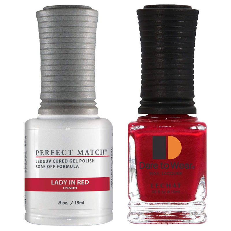 LeChat Perfect Match Soak Off Gel Polish PMS188 Lady In Red