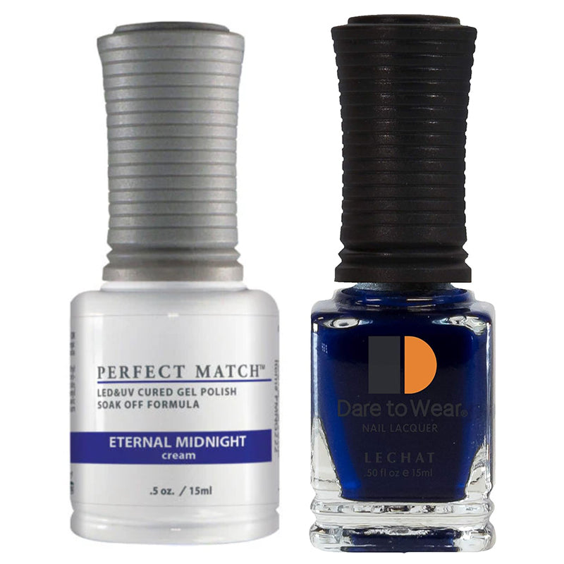 LeChat Perfect Match Soak Off Gel Polish PMS222 Eternal Midnight