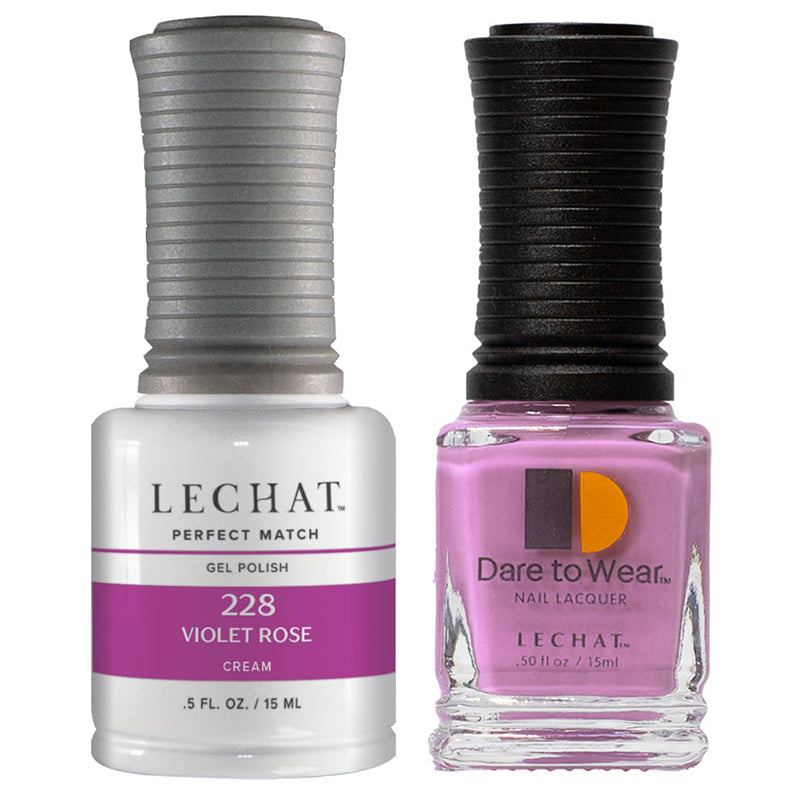 LeChat Perfect Match Soak Off Gel Polish PMS228 Violet Rose