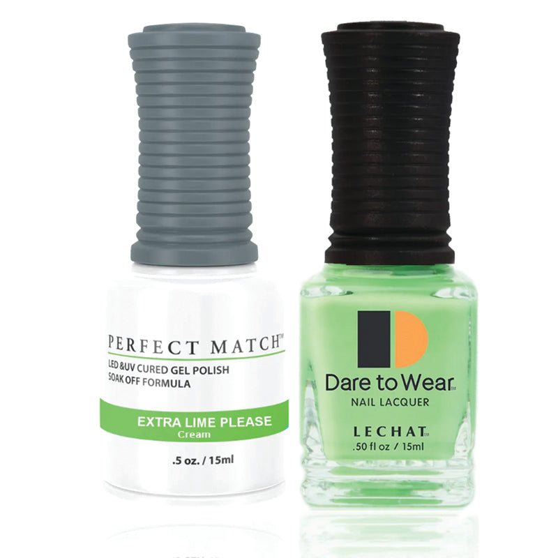 LeChat Perfect Match Soak Off Gel Polish PMS256 Extra Lime Please