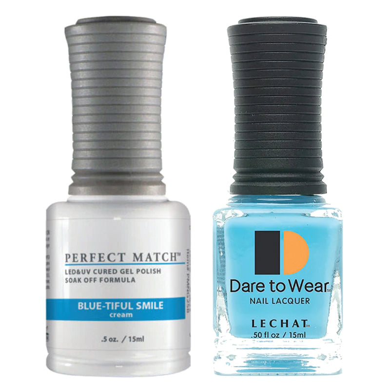 LeChat Perfect Match Soak Off Gel Polish PMS258 Blue-tiful Smile