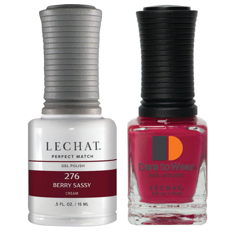 LeChat Perfect Match Soak Off Gel Polish PMS276 Berry Sassy
