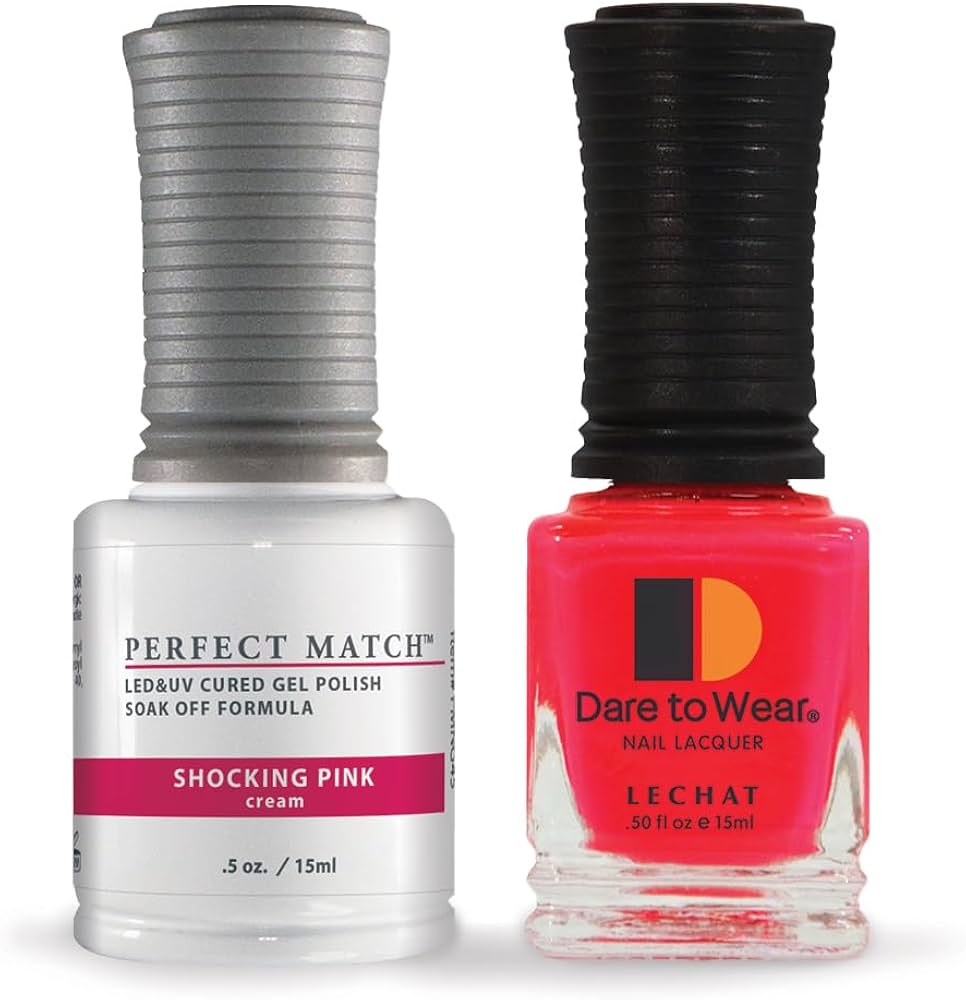 LeChat Perfect Match Soak Off Gel Polish PMS45 Schocking Pink