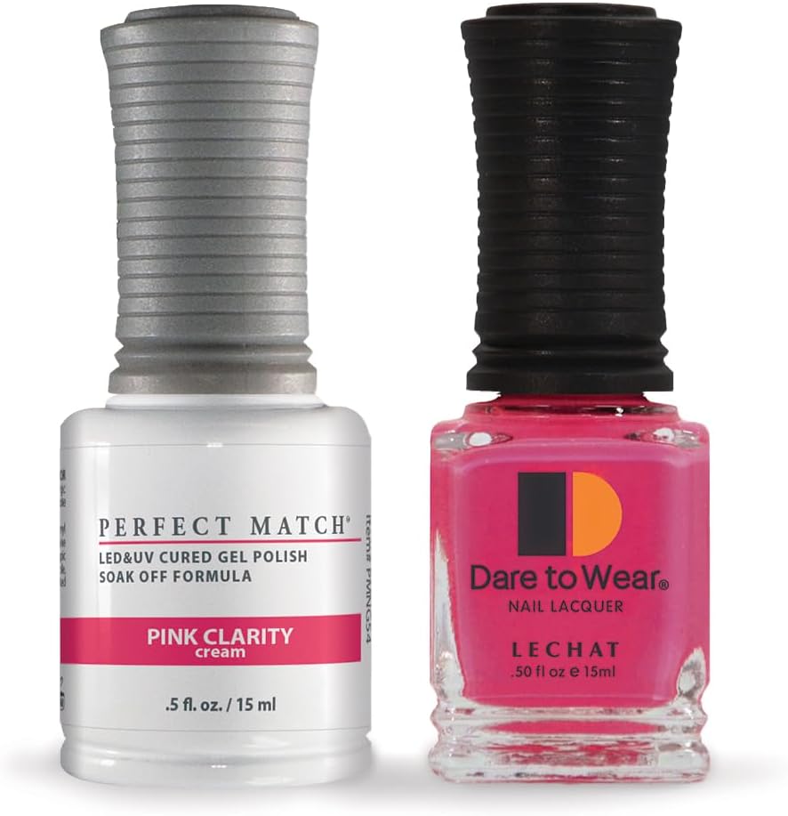 LeChat Perfect Match Soak Off Gel Polish PMS54 Pink Clarity
