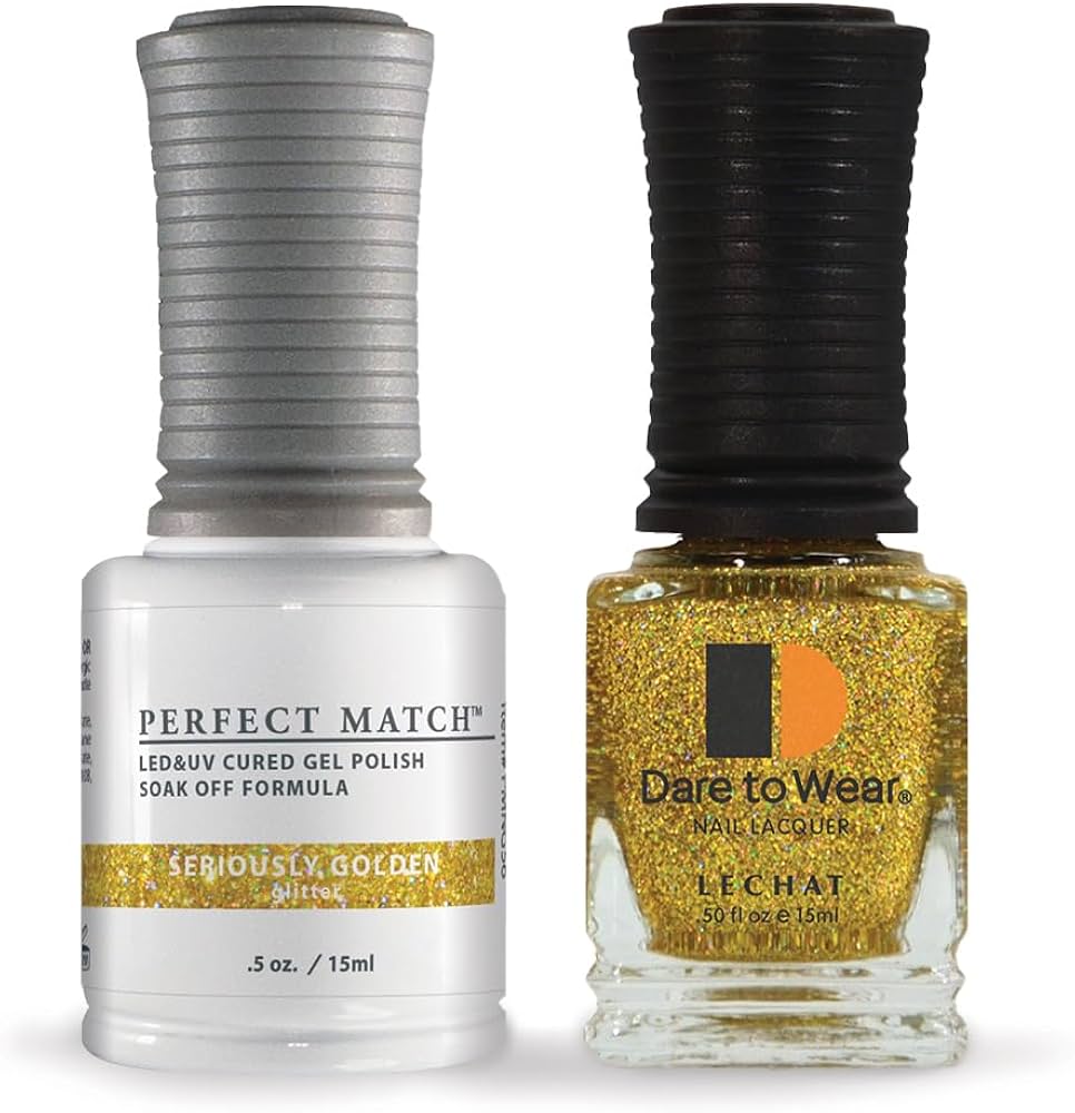 LeChat Perfect Match Soak Off Gel Polish PMS56 Seriously Golden