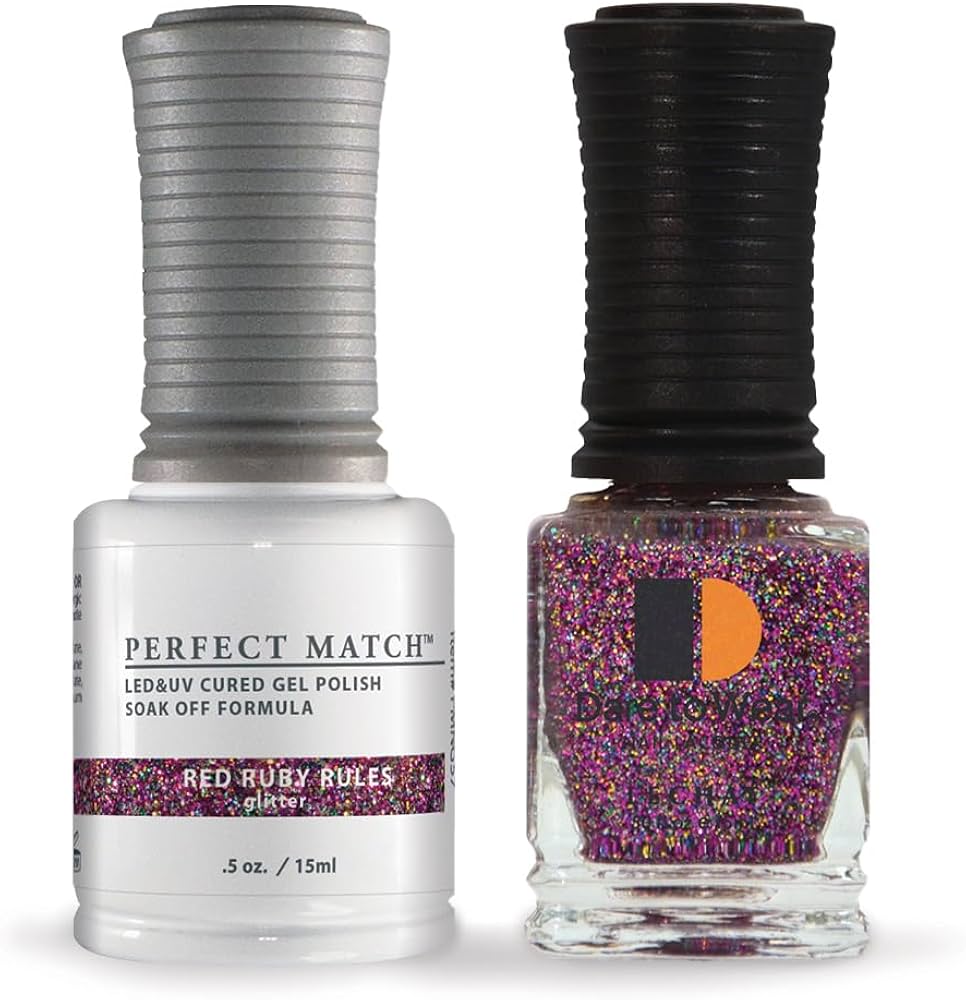 LeChat Perfect Match Soak Off Gel Polish PMS57 Red Ruby Rules