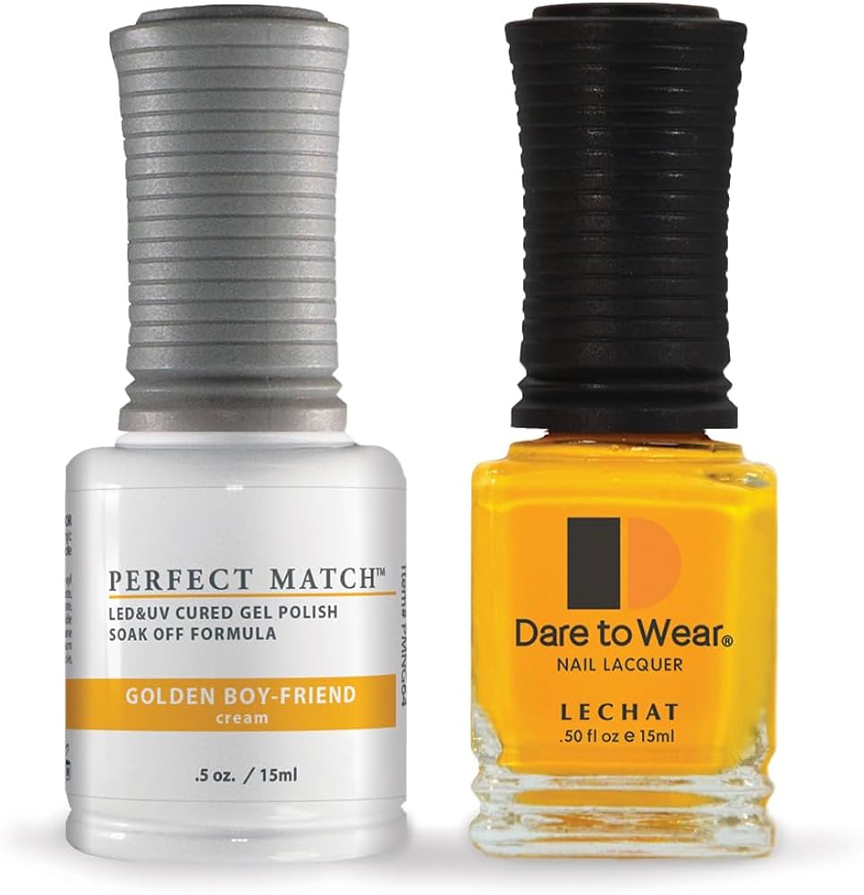 LeChat Perfect Match Soak Off Gel Polish PMS64 Golden Boy-Friend