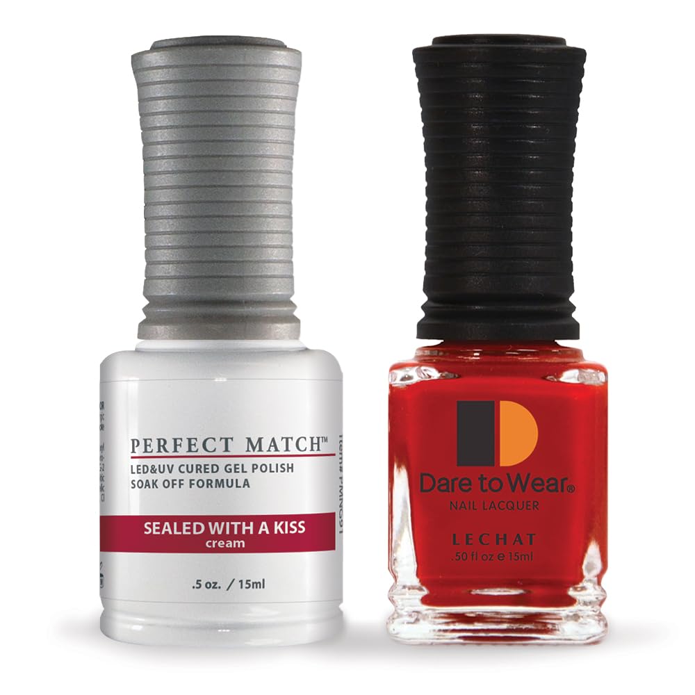 LeChat Perfect Match Soak Off Gel Polish PMS91 Sealed With A Kiss