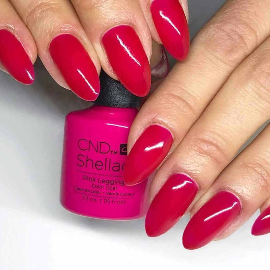 CND Shellac Gel Polish Pink Leggings 0.25 oz