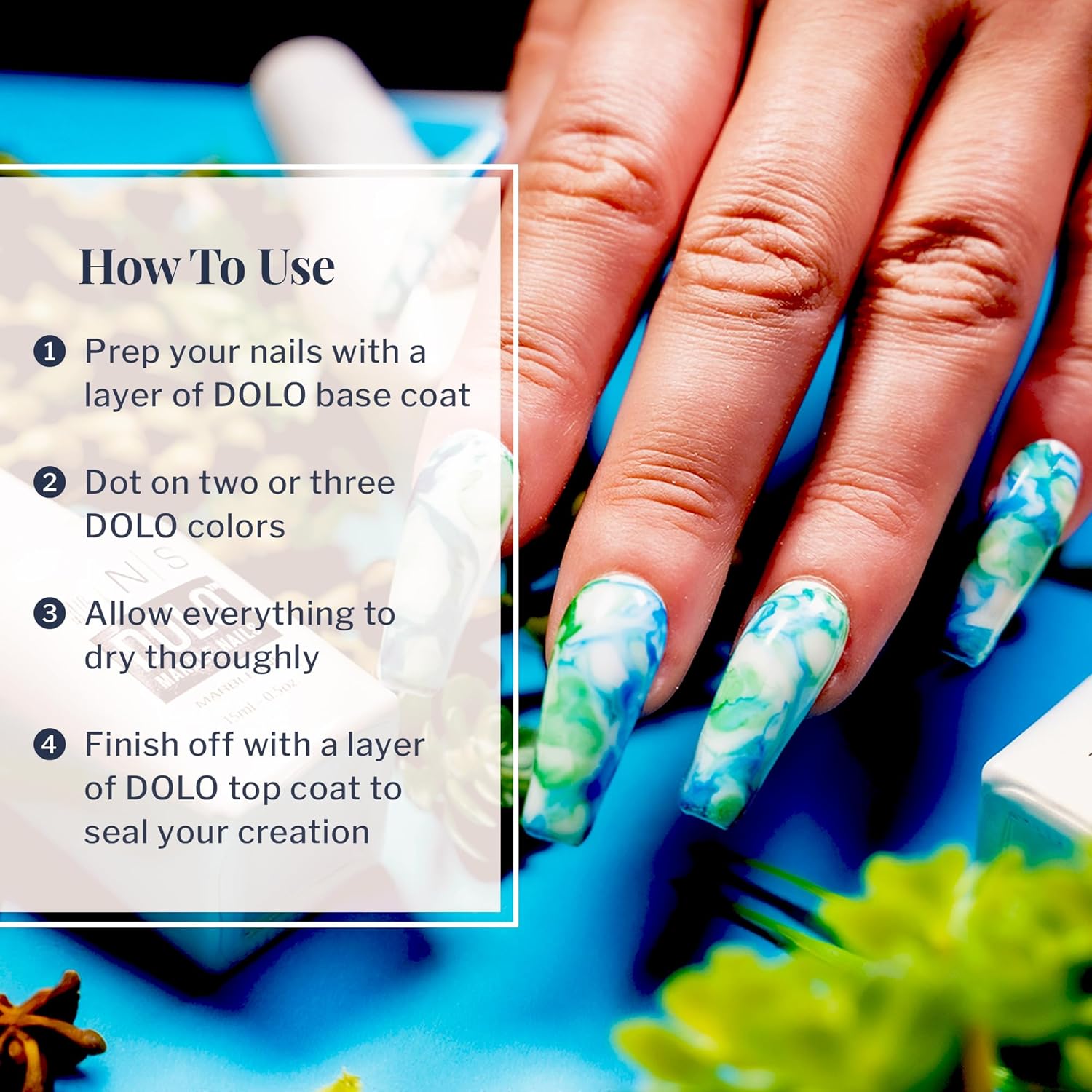 SNS Dolo Instant Marble Nails Kit