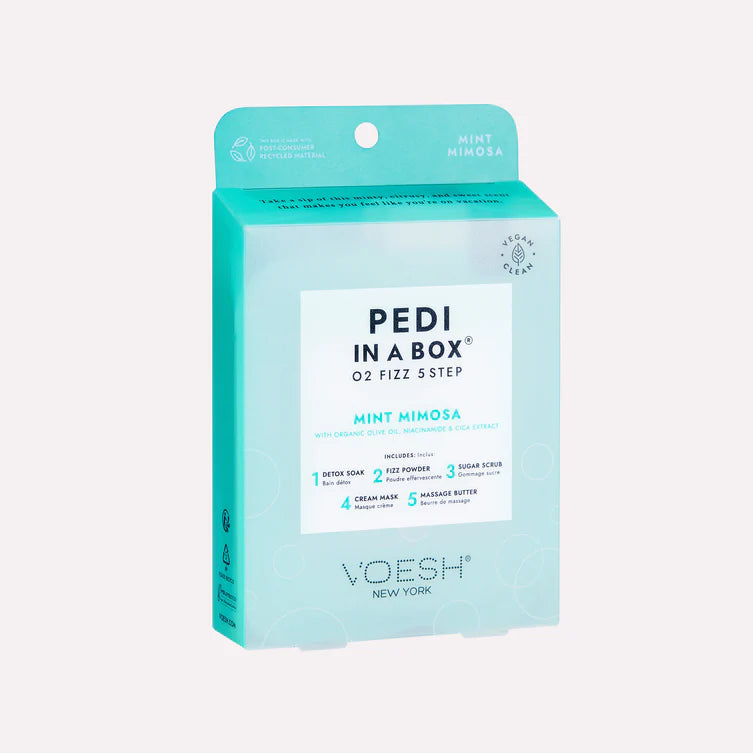 VOESH Pedi in a Box O2 Fizz, Mint Mimosa