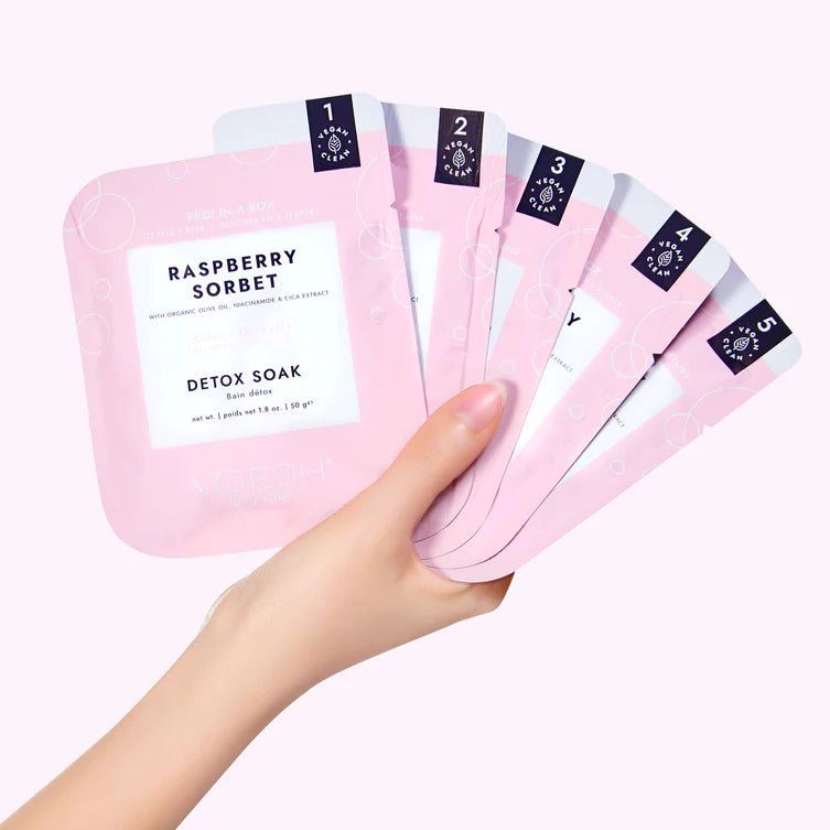 VOESH Pedi in a Box O2 Fizz, Raspberry Sorbet