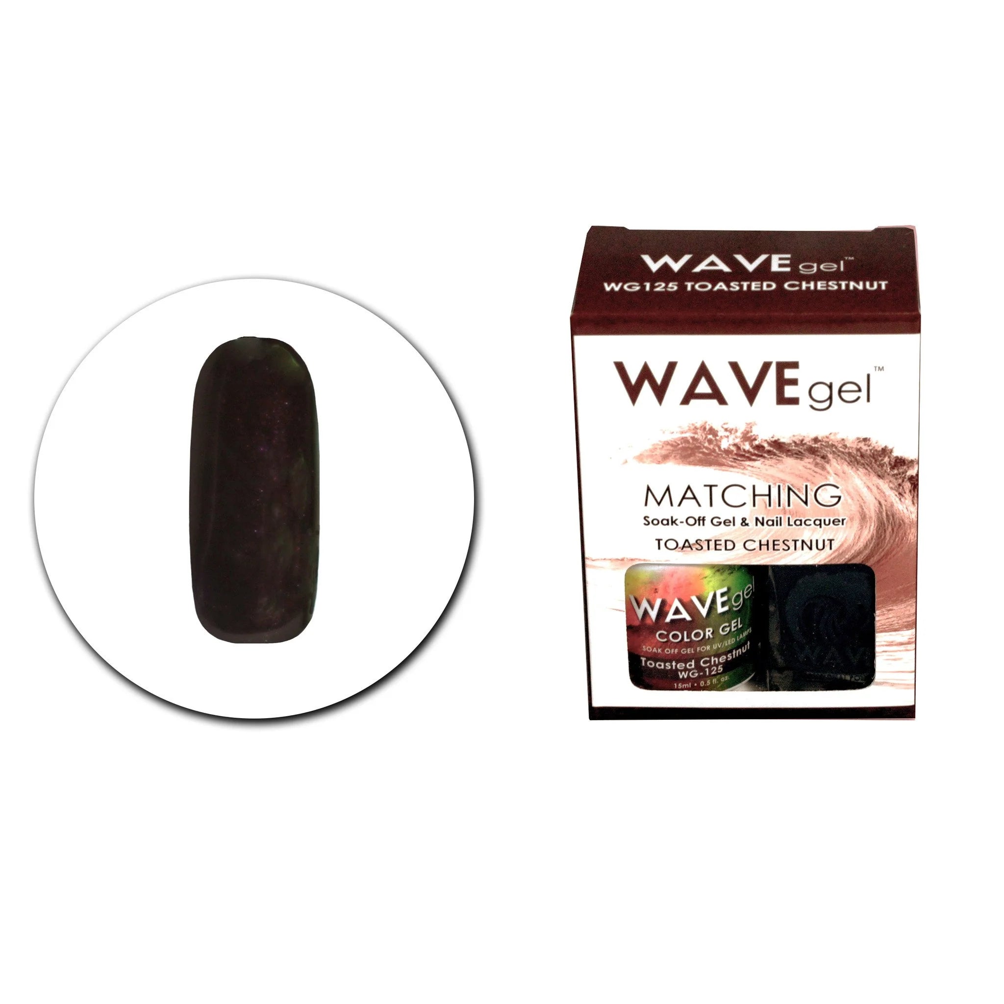 Wave Matching Duo Gel Soak Off Toasted Chestnut #125