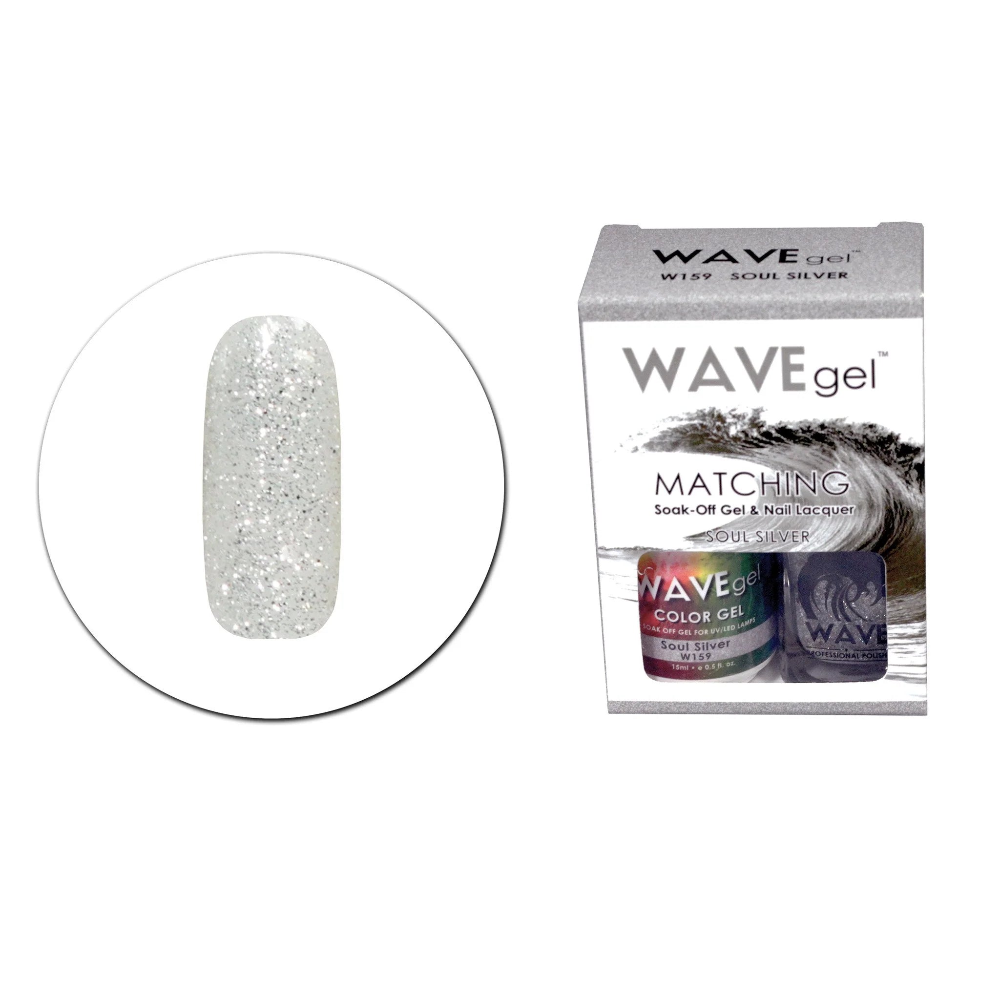 Wave Matching Duo Gel Soak Off Soul Silver #159