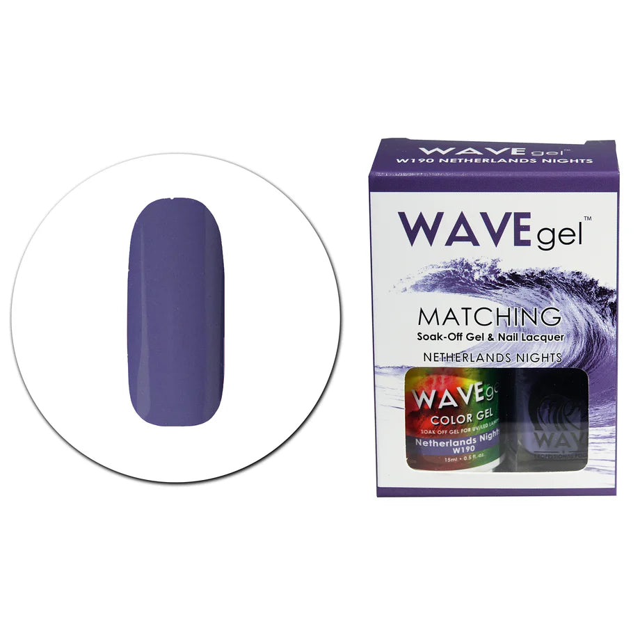 Wave Matching Duo Gel Soak Off Netherlands Nights #190