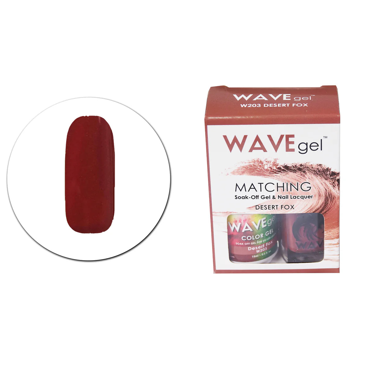 Wave Matching Duo Gel Soak Off Desert Fox #203