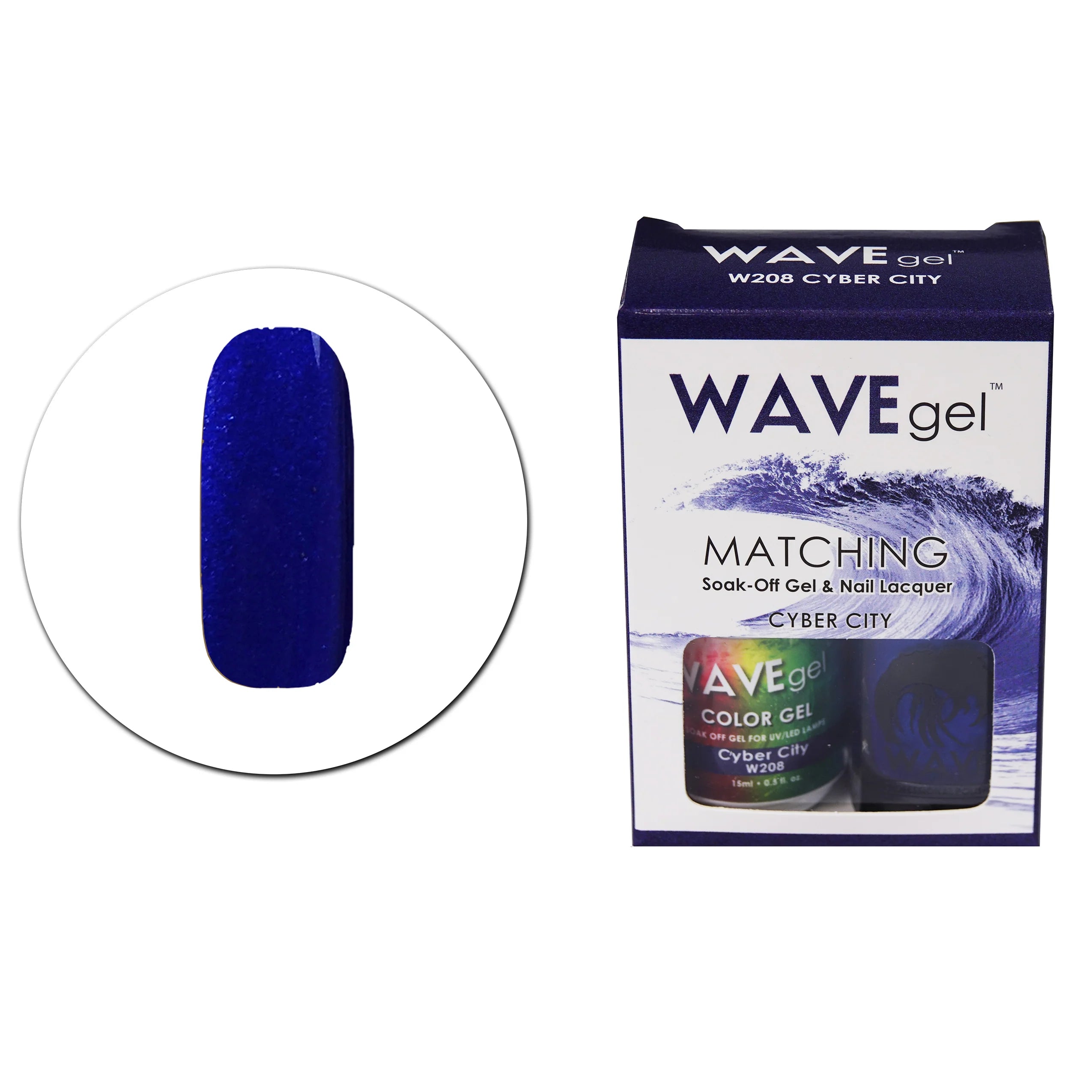 Wave Matching Duo Gel Soak Off Cyber City #208