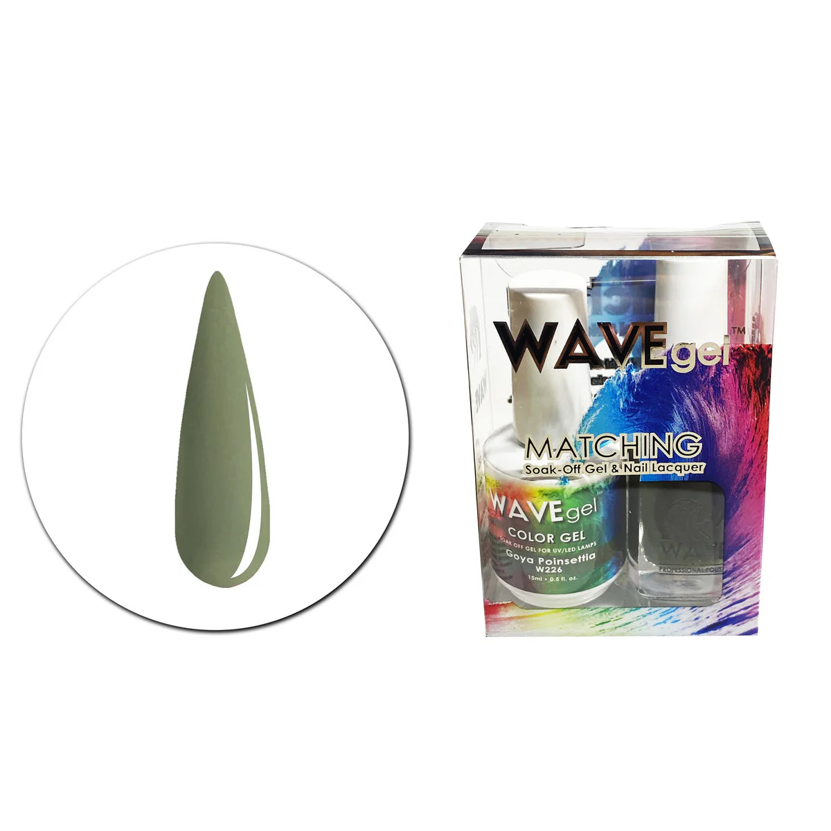 Wave Matching Duo Gel Soak Off Goya Poinsettia #226