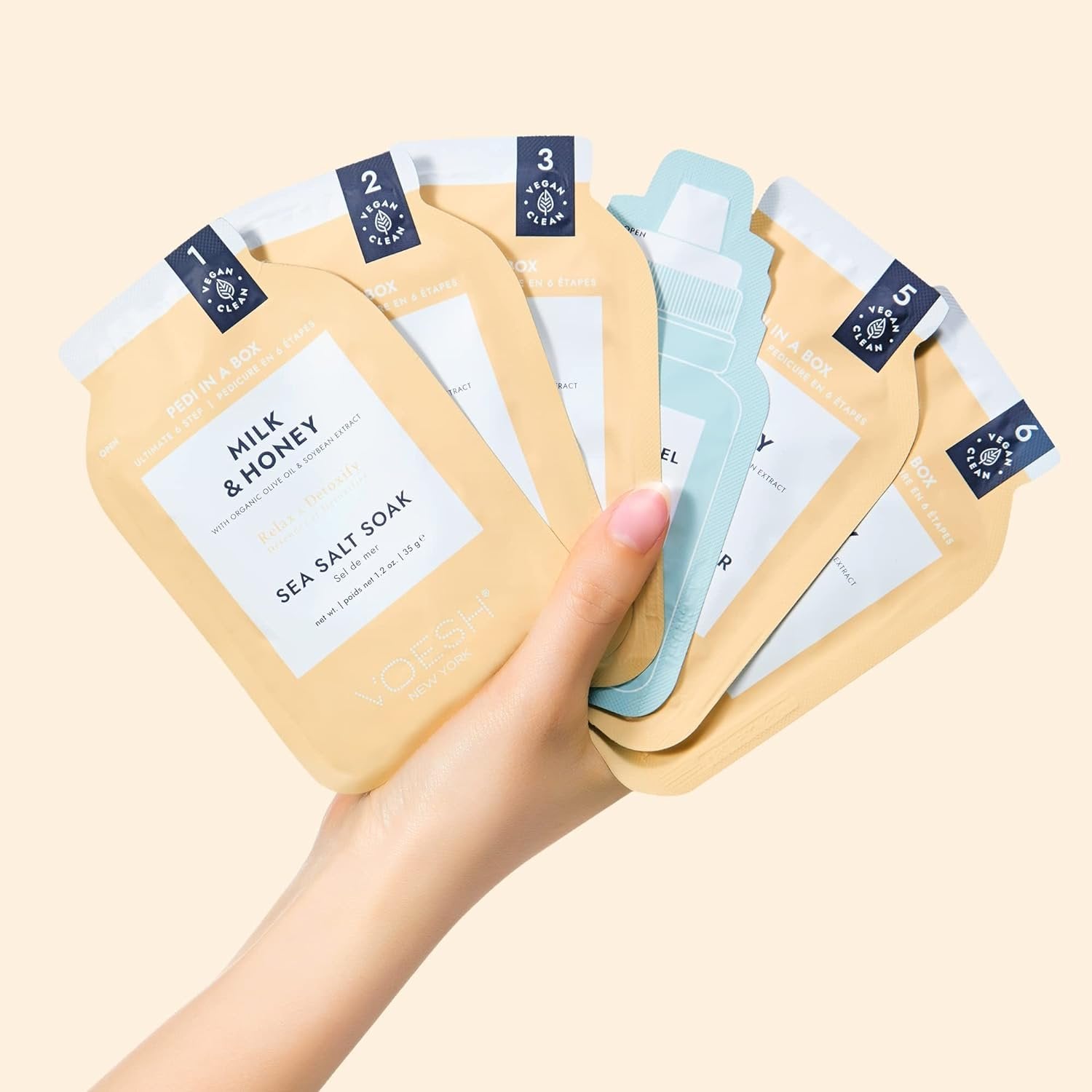 Voesh Pedi In A Box 6 In 1 Deluxe Pedicure Milk Honey