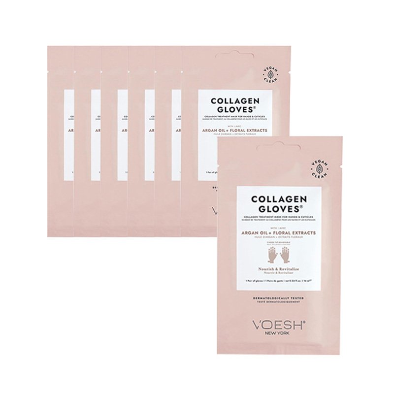 Voesh Collagen Gloves Argan Oil + Floral Extracts Nourishing & Hydrating