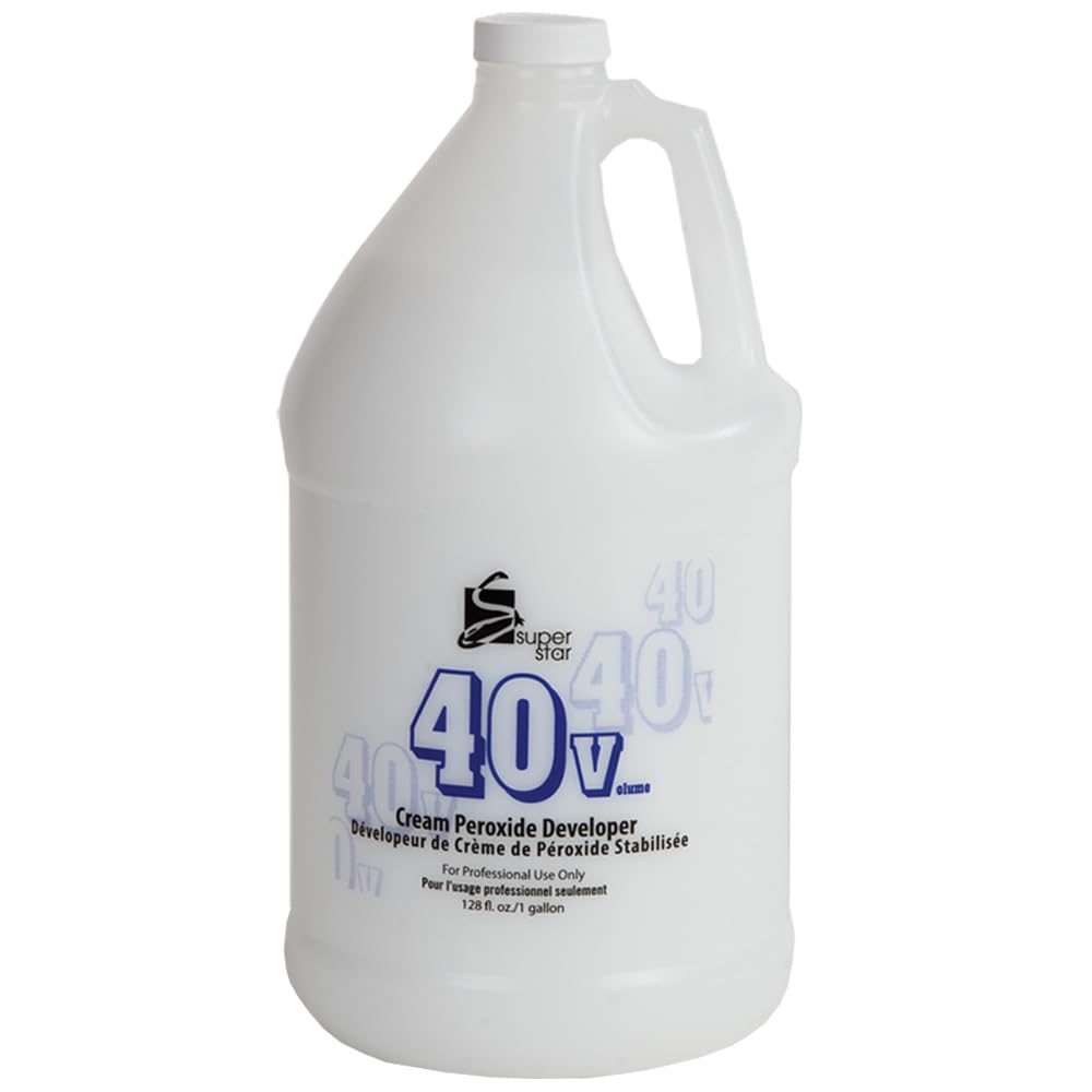 Super Star Stabilized Cream Peroxide Developer 40V, 3.8 L / 1 Gallon