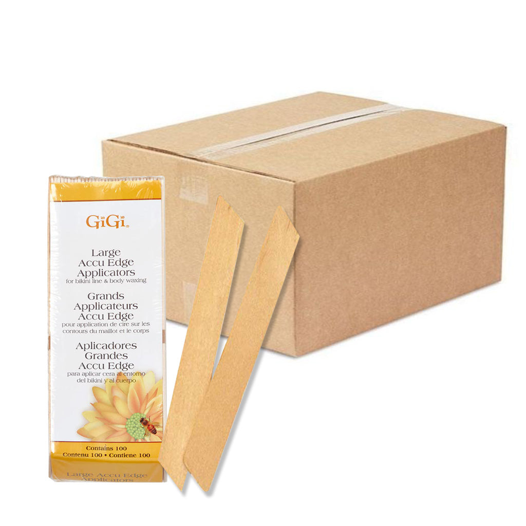 Gigi Accu Edge Wax Spatulas, 100 applicator (BULK DISCOUNT)