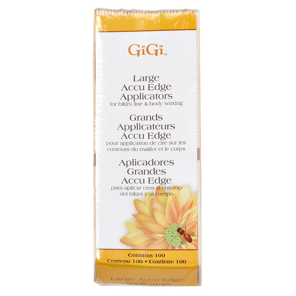 Gigi Accu Edge Wax Spatulas, 100 applicator