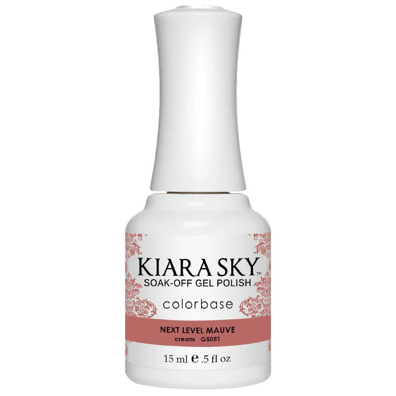 Kiara Sky All-in-One Gel Polish G5051 Next Level Mauve 0.5 oz
