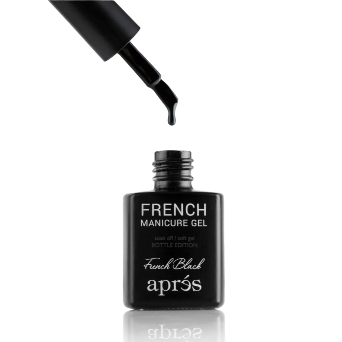 Aprés French Manicure Gel 0.5oz/15ml - French Black