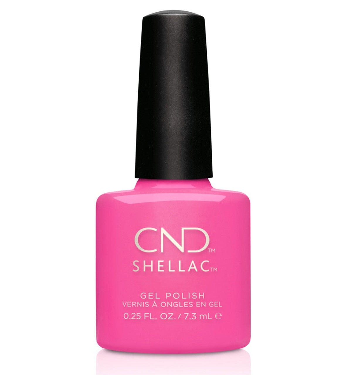 CND Shellac Gel Polish Hot Pop Pink 0.25 oz