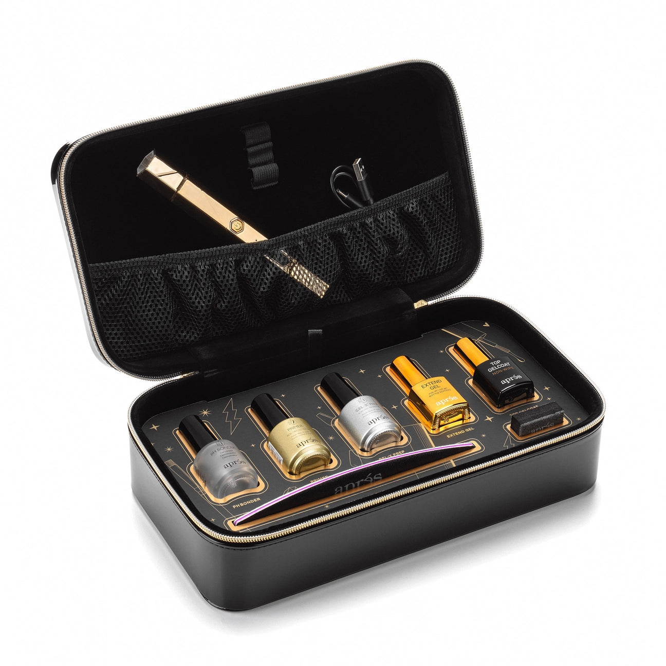 Aprés Gel-X Nail Extension Signature Black Kit